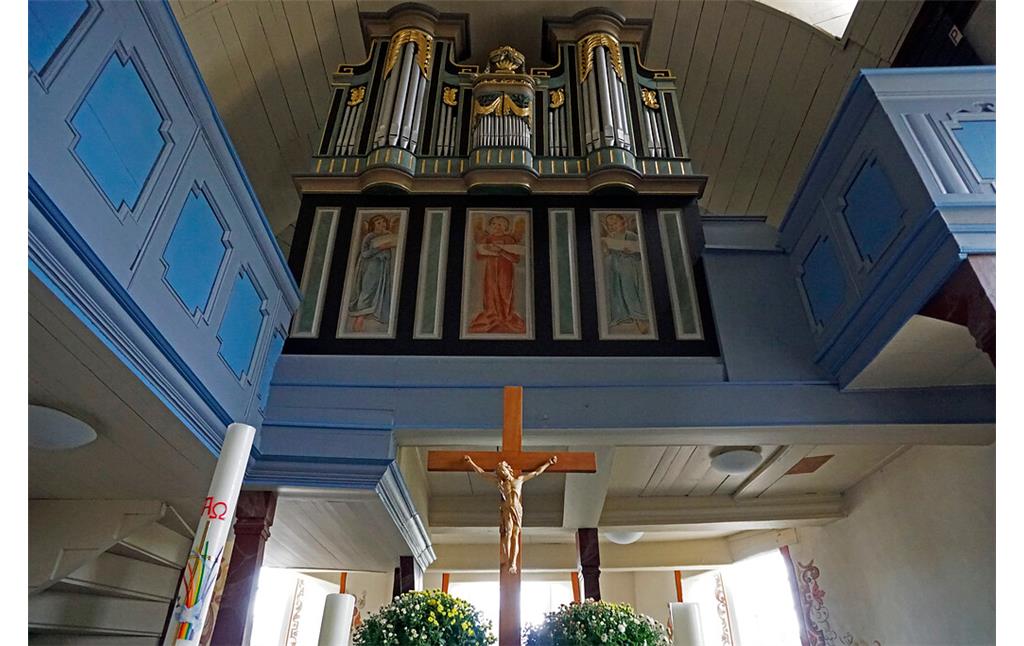 Die inzwischen dritte Orgel der evangelischen Kirche Schupbach (2020)
