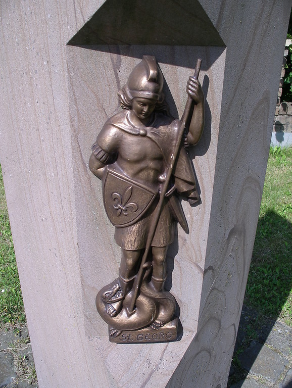 Bildstock St.-Georgs-Ritt, Bronzestatue (2018)