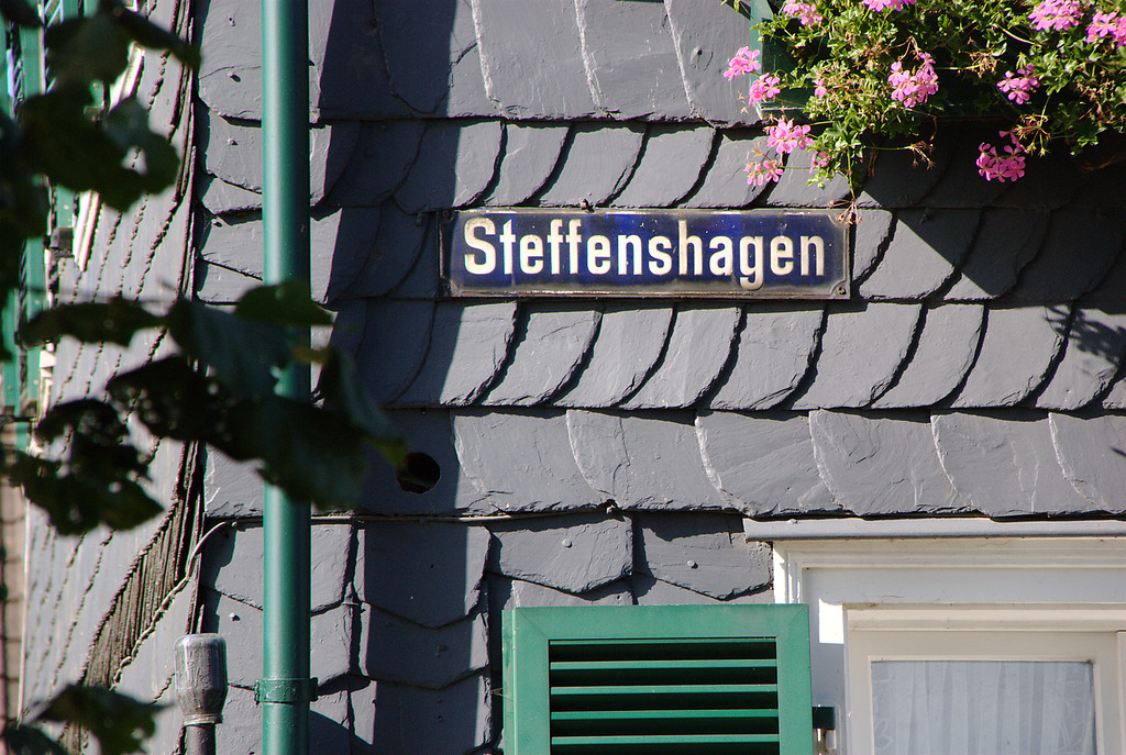 Straßenschild von Steffenshagen (2008)
