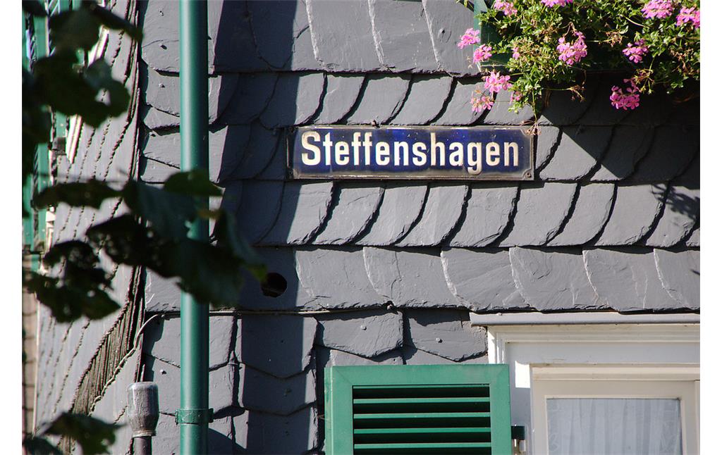 Straßenschild von Steffenshagen (2008)