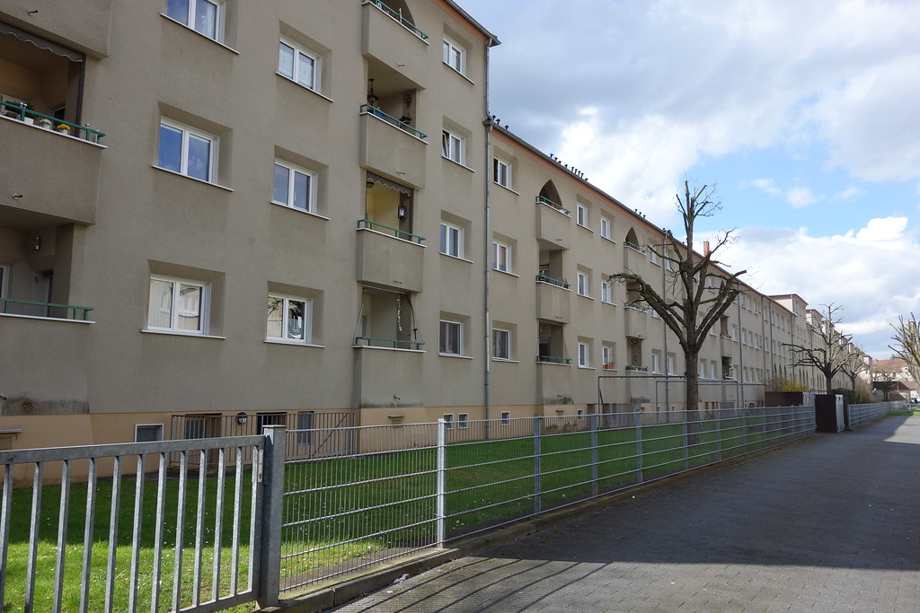 Köln-Mauenheim (2016): Siedlung "Grüner Hof" der Gemeinnützigen Wohnungsbau AG Köln (GAG)