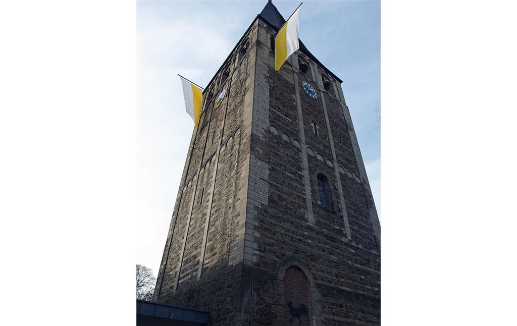 Kirchturm St. Martinus in Langenfeld-Richrath (2016)