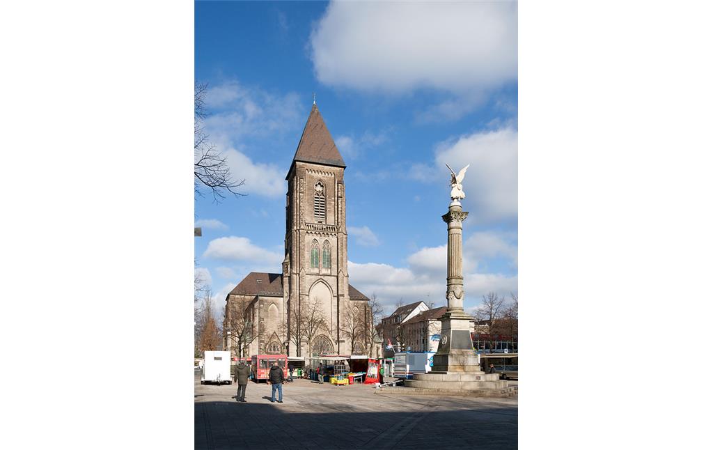 Oberhausen-Altstadt-Süd, Kath. Pfarrkirche Herz-Jesu, Altmarkt