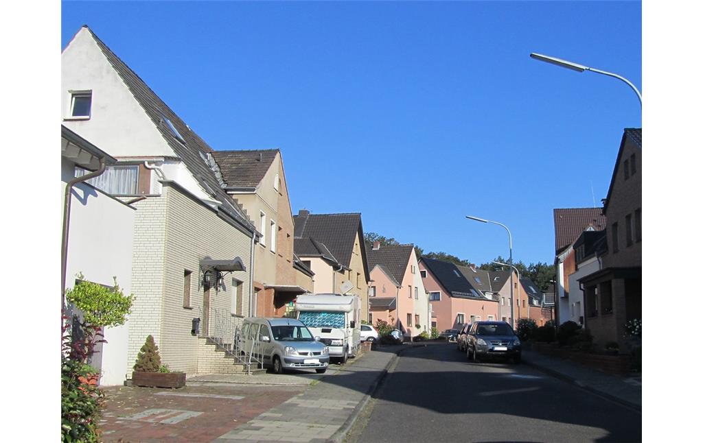 Häuser der Gruhlwerksiedlung in der Barbarastraße in Brühl-Heide  (2014)