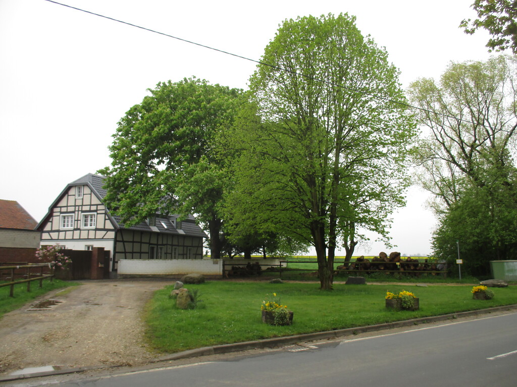 Fachwerkhaus mit altem Baumbestand in Schwarzmaar (2015)