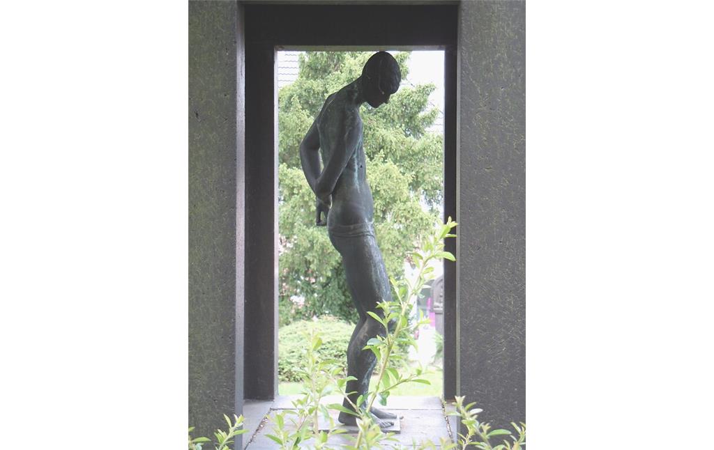 Bronzestatue des Heiligen Sebastian von Bildhauer Gerhard Marcks, 02.09.2011