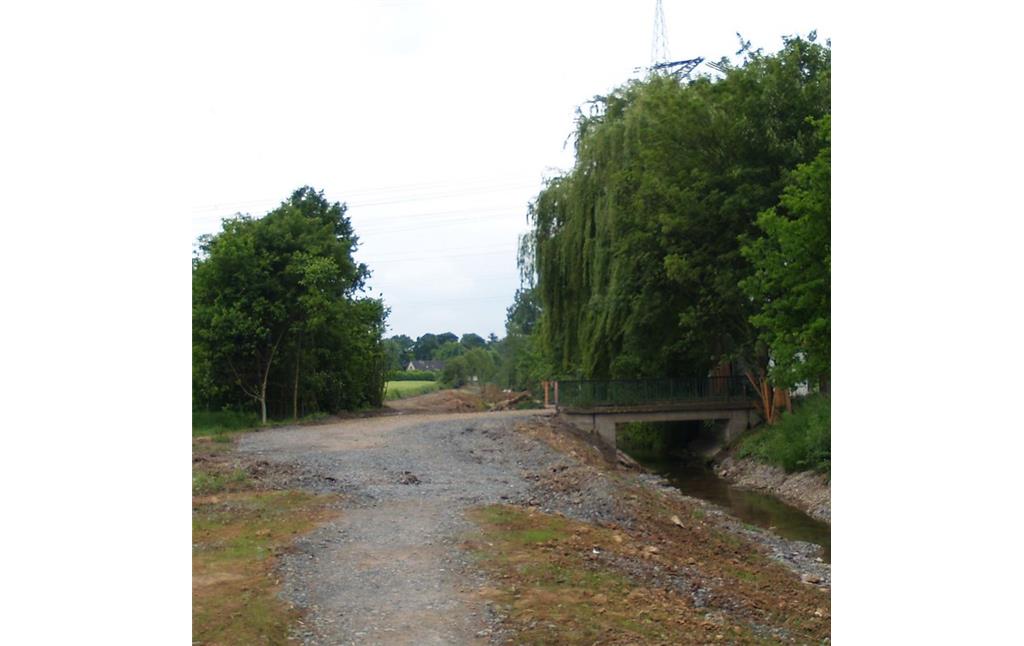 Abbildung 2: Brücke beim Bachverband kurz vor dem Abriss (2008)