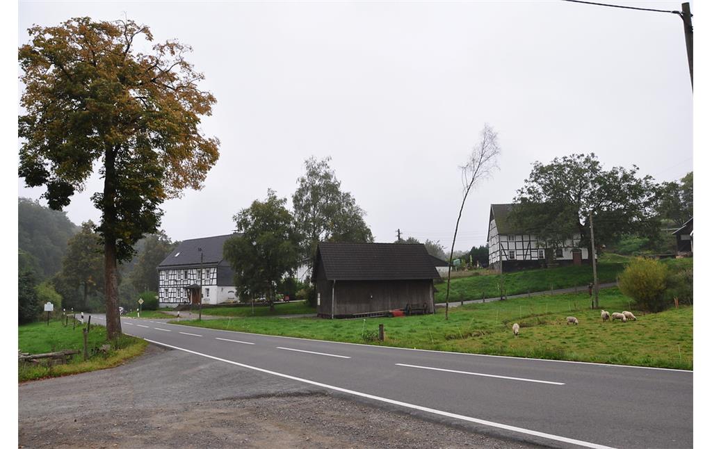 Blick auf den historischen Ortskern von Vordermühle aus nördlicher Richtung (2013)