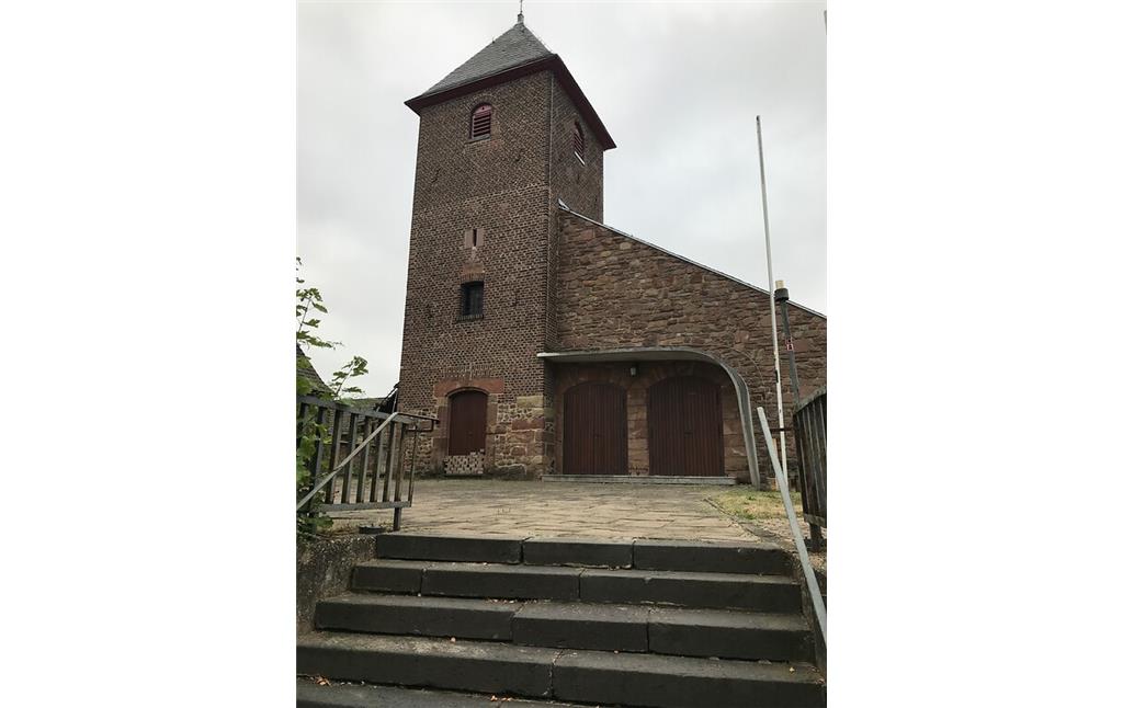 Ehemalige katholische Pfarrkirche Sankt Lambertus in Morschenich-Alt (2022)