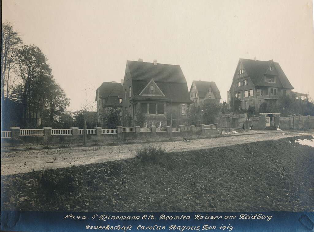 Wohnhäuser der gehobenen Angestellten der Grube Carolus Magnus in Palenberg (1919)