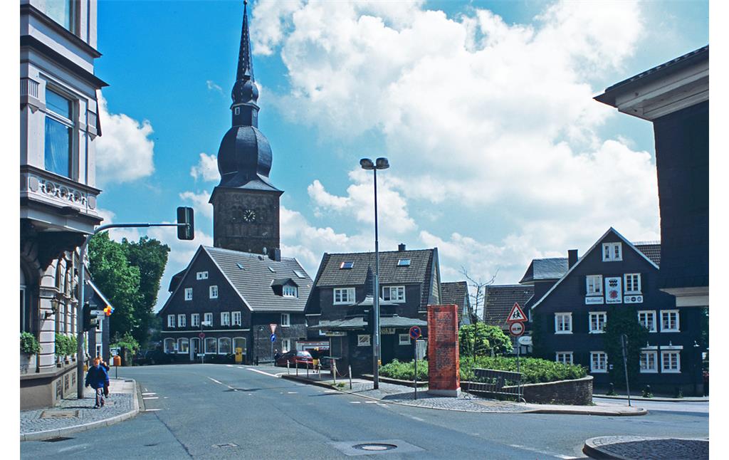 Wermelskirchen, Ortsmitte mit Kirche