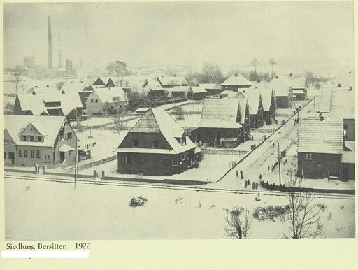 Werkssiedlung Palenberg im Winter (1922)