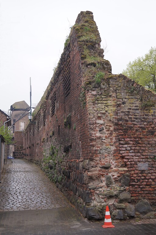 Seitenansicht der Zonser Stadtmauer (2021)
