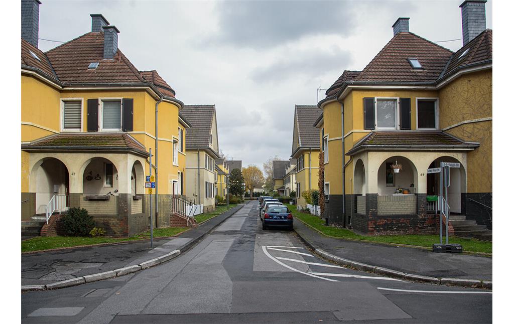 Siedlung Kolonie III an der Ludwig-Knorr-Straße (2021)