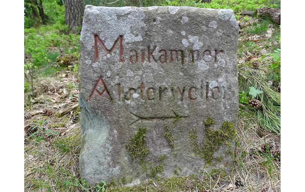Wegweiserstein Maikammer-Alsterweiler (2018)