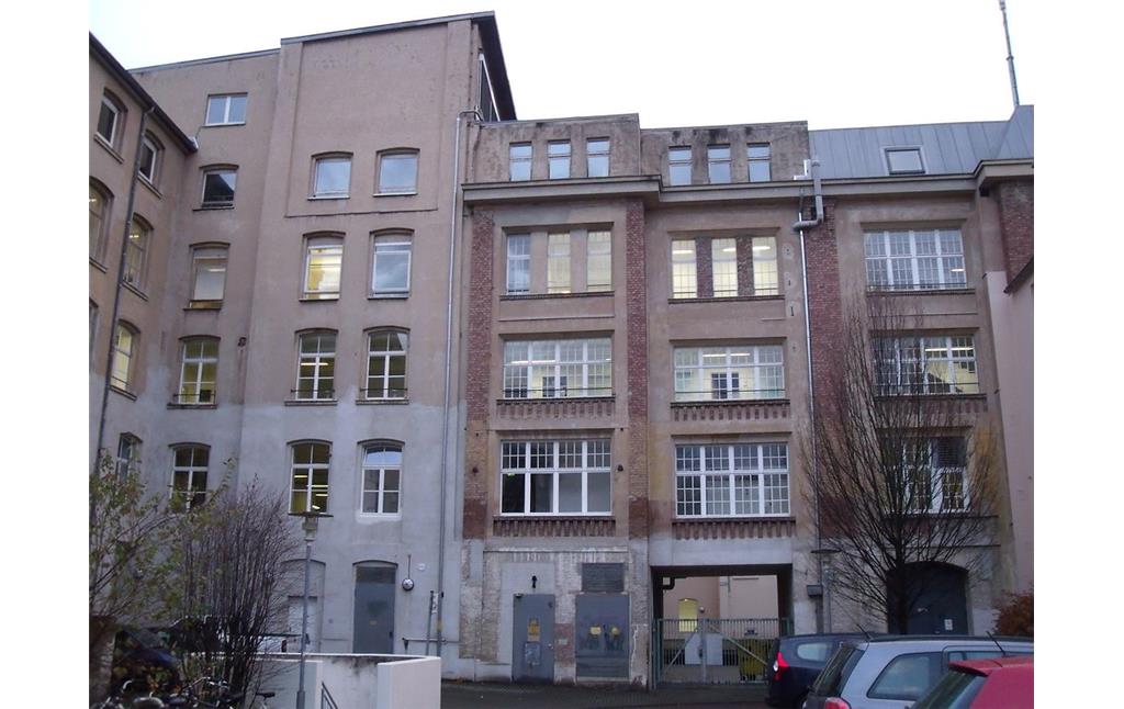 Außenansicht des ehemaligen Werks der Firma Soennecken in Bonn (2012).