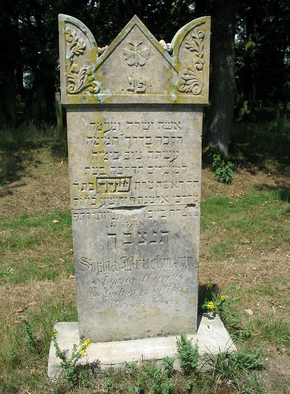 Grabmal auf dem Jüdischen Friedhof am Heesberg in Xanten (2010)