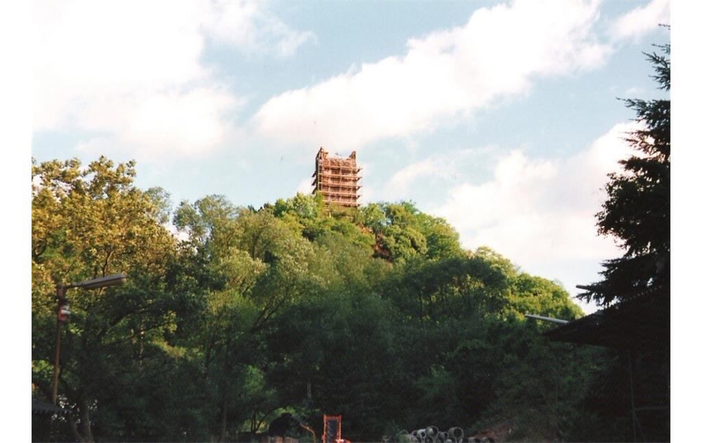 Sanierungsmaßnahmen am Bergfried der Burg Treis (1990er Jahre)