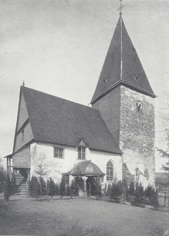 Die Evangelische Kirche in Hottenbach (spätes 19. Jahrhundert)