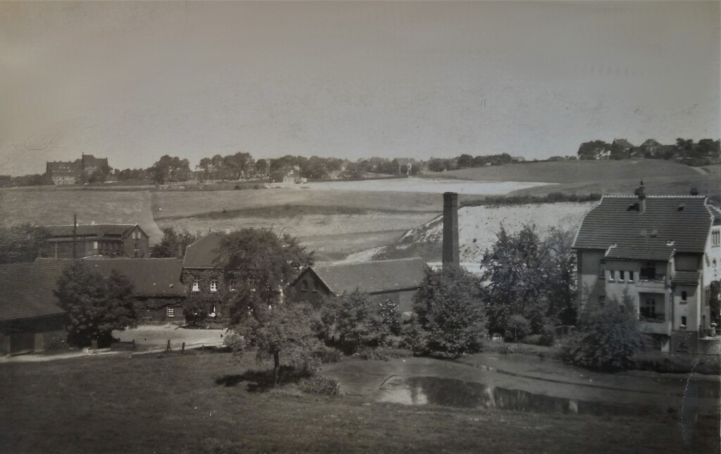 Historische Ansicht der Wetzels Mühle in Holthausen (undatiert)