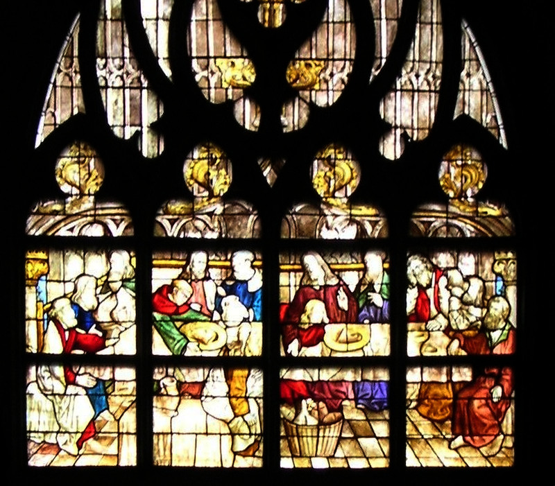 Kirchenfenster in St. Maria zur Wiese in Soest