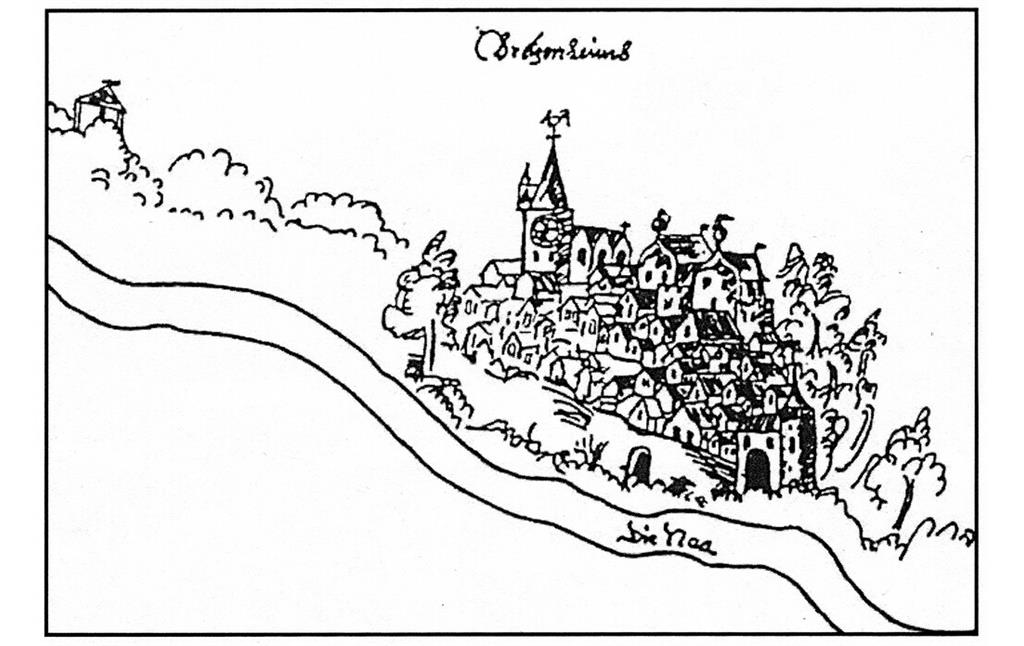 Galgen und Gefängnisse in Bretzenheim (1608)