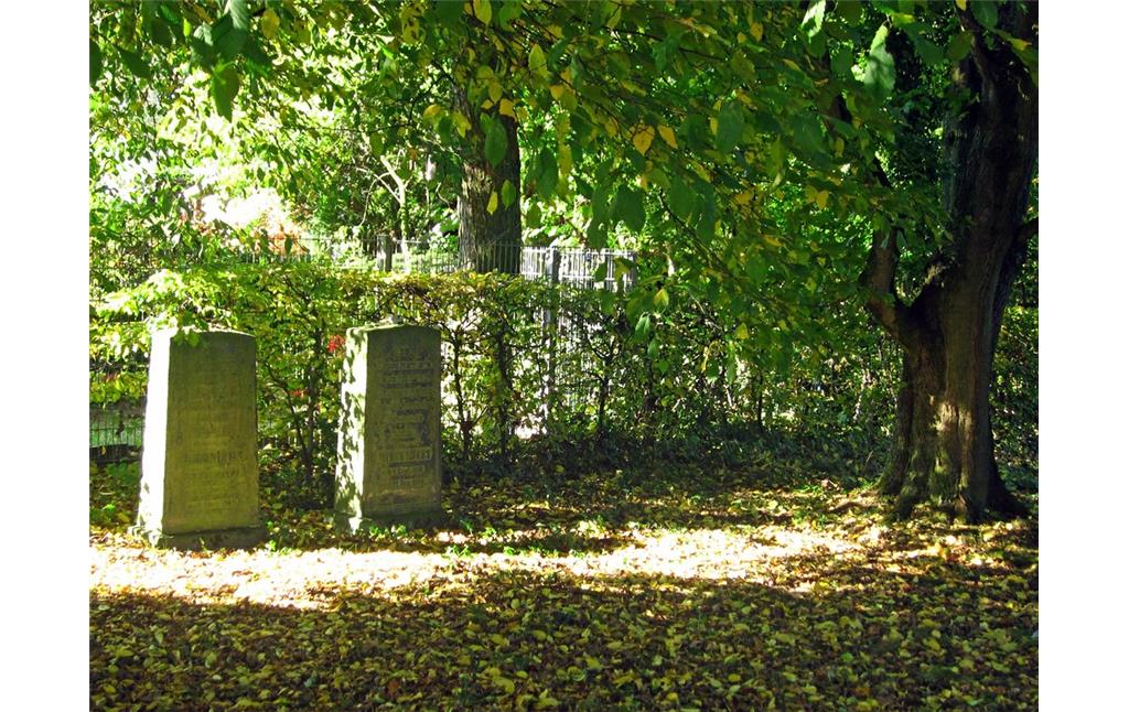 Grabsteine auf dem Jüdischen Friedhof im Heidweg in Viersen-Süchteln (2013).
