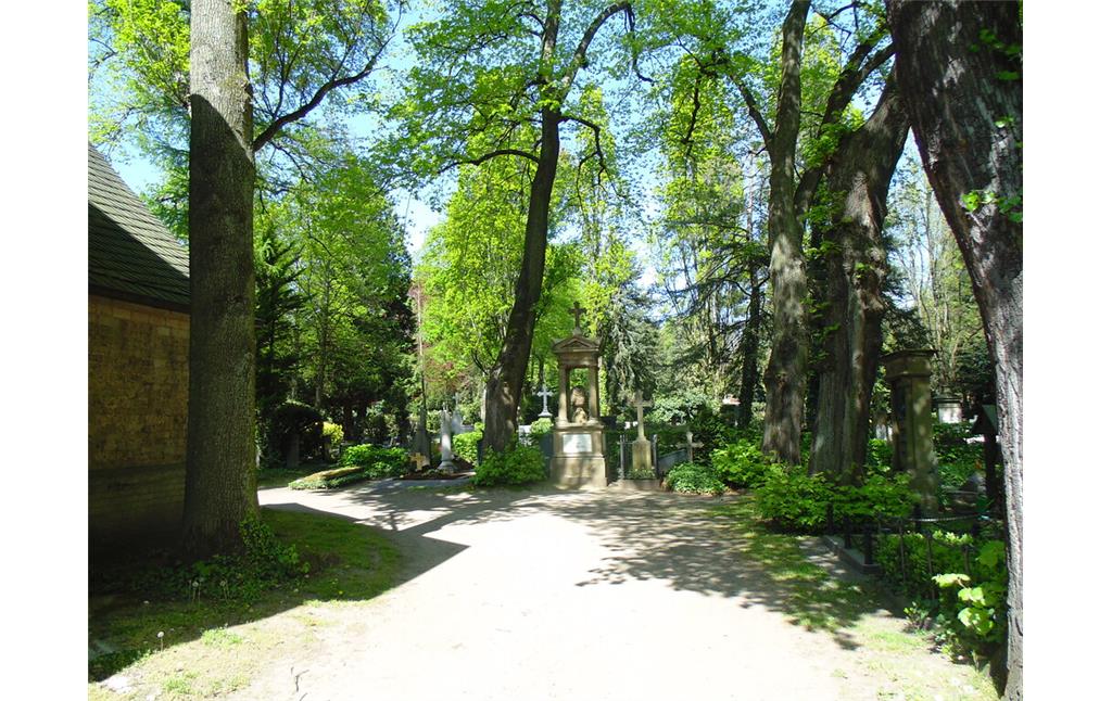 Impression vom Melatenfriedhof in Köln-Lindenthal im Sonnenschein (2020)