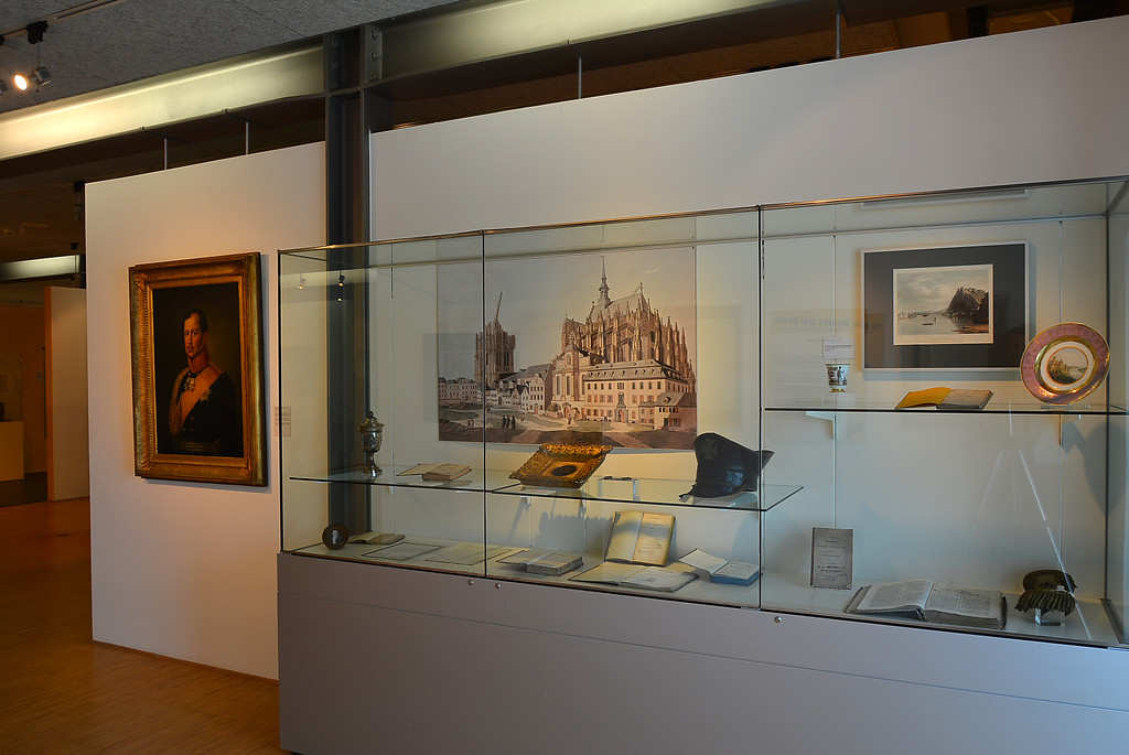 Blick in die Ausstellung des Preußen-Museums Wesel (2015).