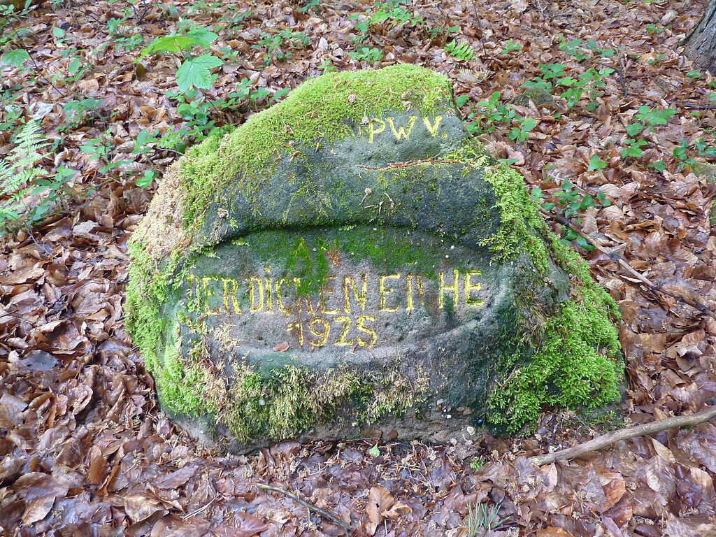 Ritterstein Nr. 168 An der dicken Eiche 1925 nordwestlich von Fischbach (2014)