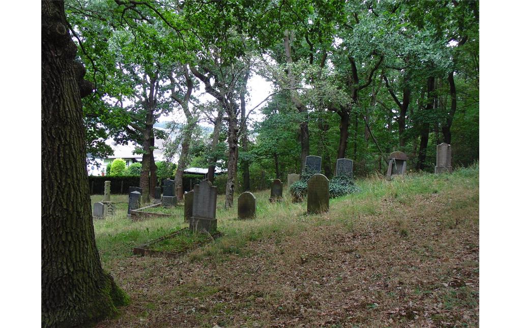 Jüdischer Friedhof Mechernich, Blick über das Gräberfeld (2020)