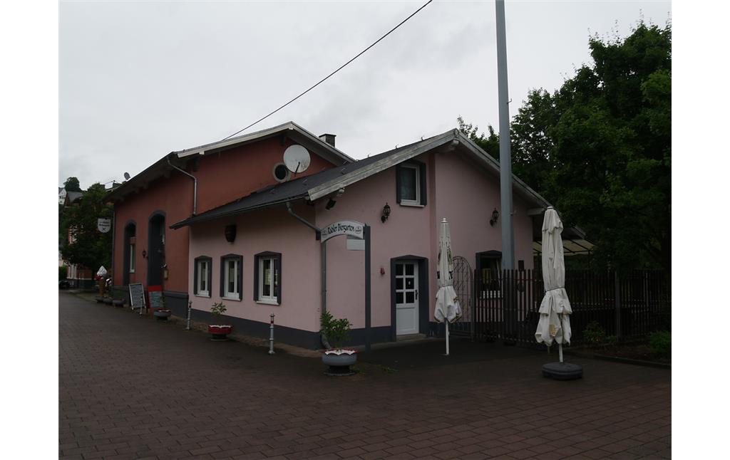 Güterschuppen des Bahnhofs Runkel (2017)