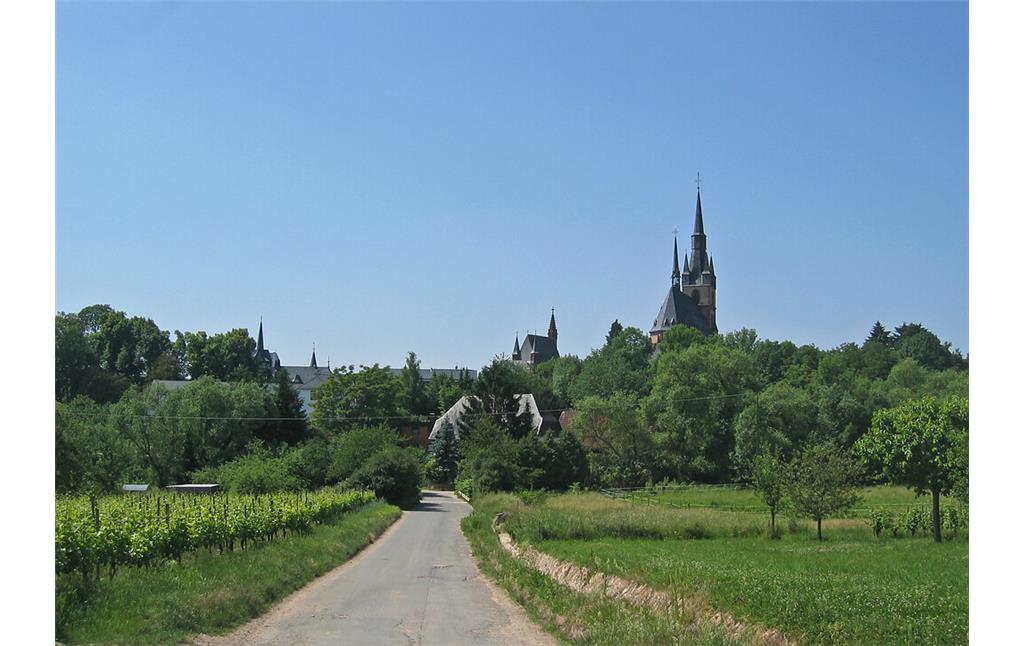 Kiedrich, Ortsansicht von Osten (2007)
