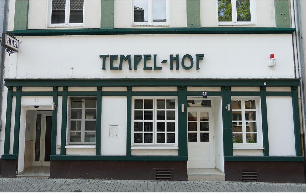 Hotel "Tempel-Hof" in Köln-Deutz (2022)