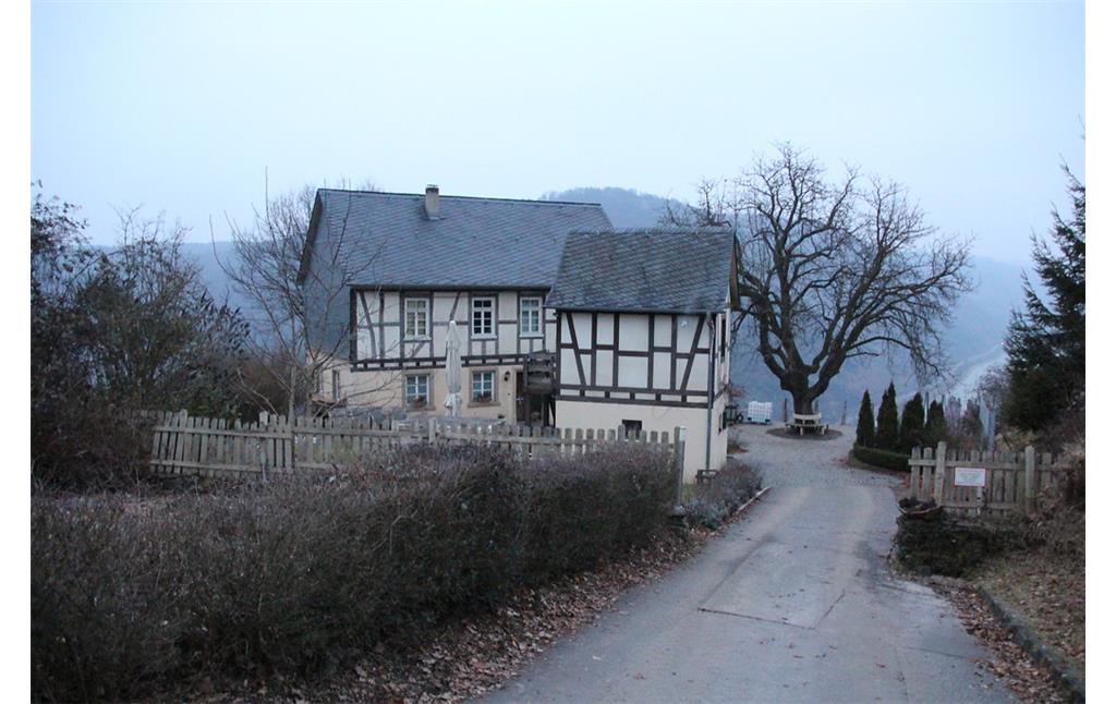 Wiederaufgebautes Haus Baumgärtner (Günderodehaus) bei Oberwesel (2017)