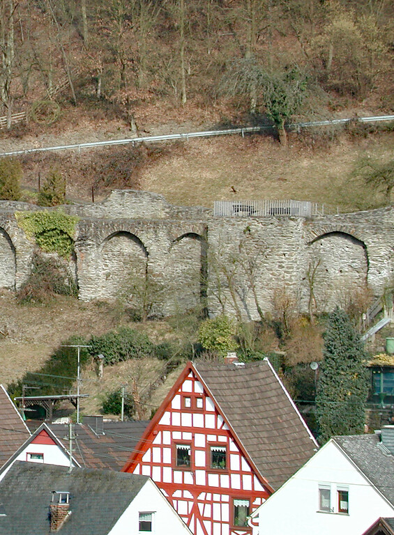 Der Drehersturm als Teil der Stadtbefestigung in Dausenau (2006)