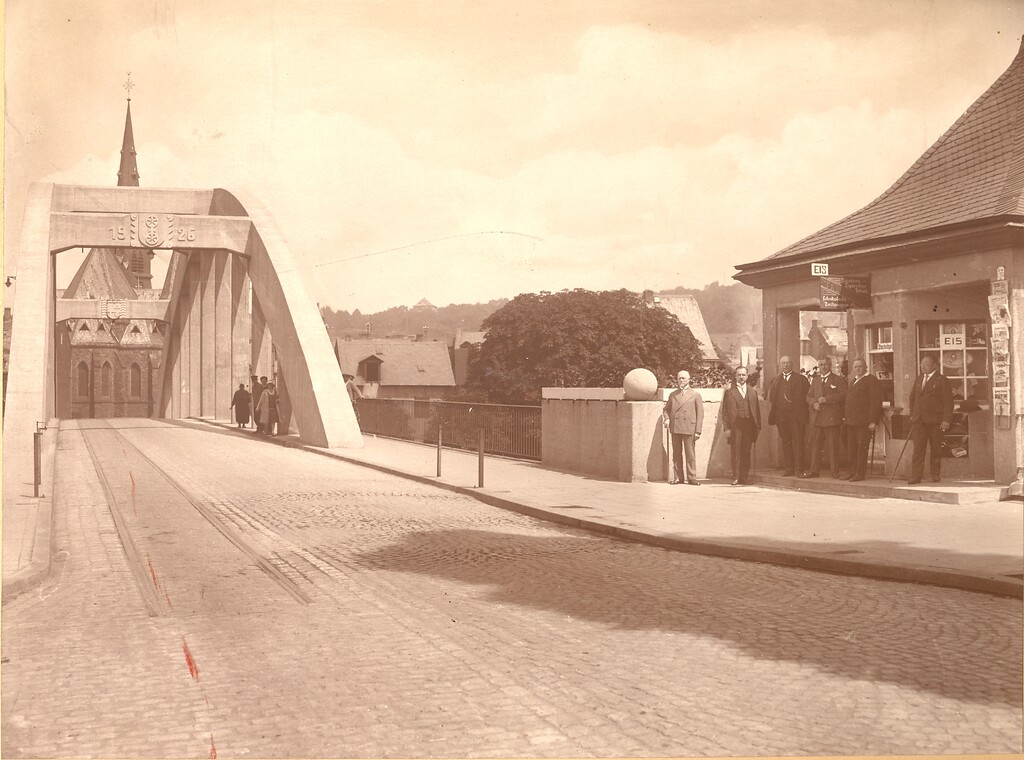 Lahnbrücke (Straßenbrücke) von 1927 bis 1945