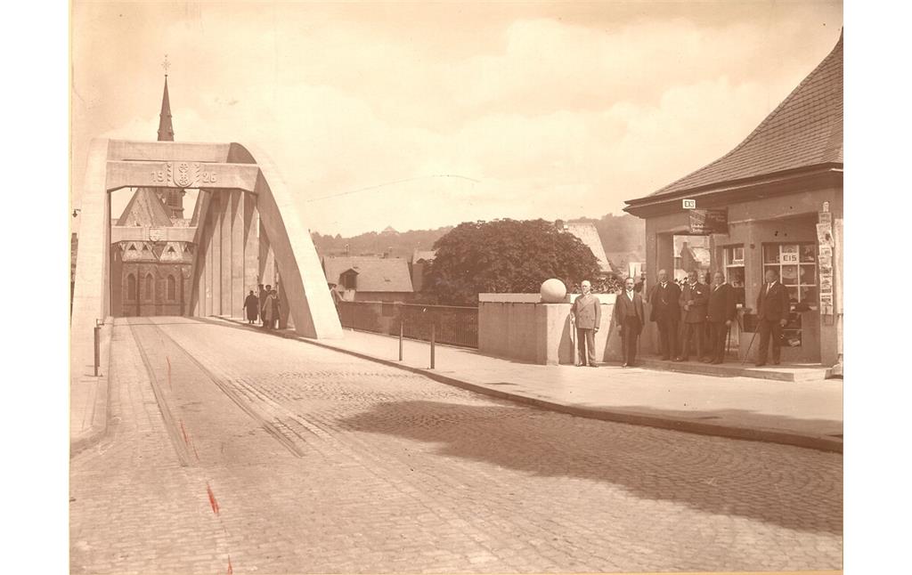 Lahnbrücke (Straßenbrücke) von 1927 bis 1945