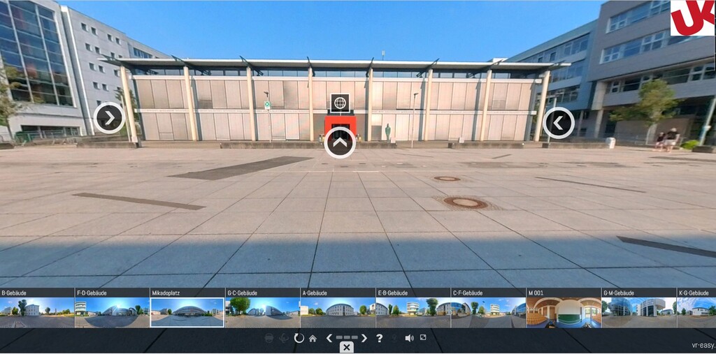 Der Campus der Universität Koblenz - ein virtueller 360-Grad-Rundgang (2023)
