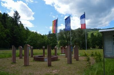 Das Europadenkmal am Sankt Germanshof in Bobenthal (2019)