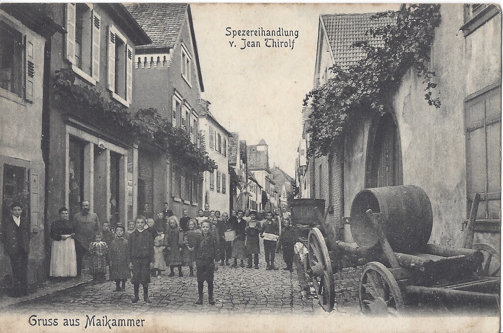 Hintergasse (Friedhofstraße) Maikammer (1915)