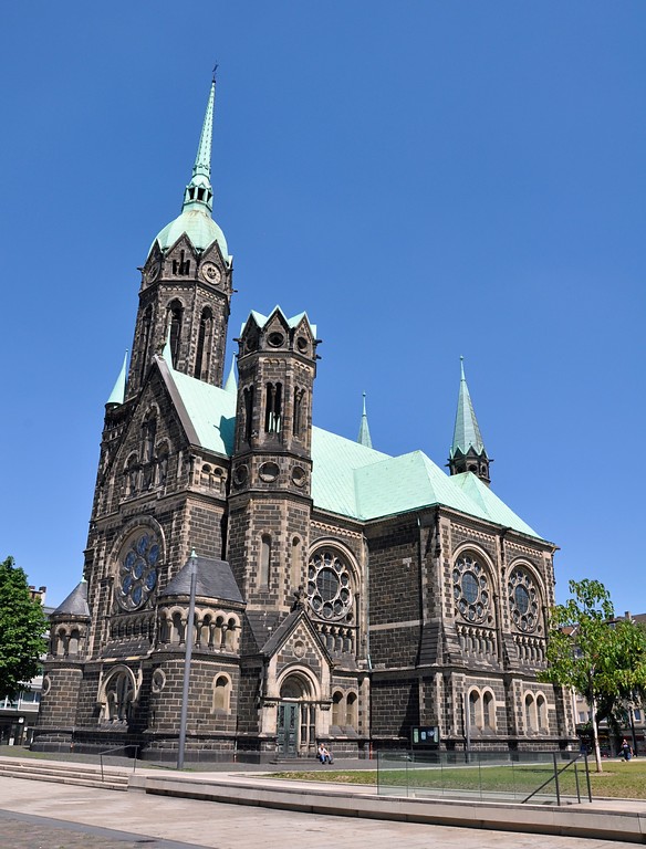Die evangelische Hauptkirche Rheydt in Mönchengladbach-Rheydt (2017).