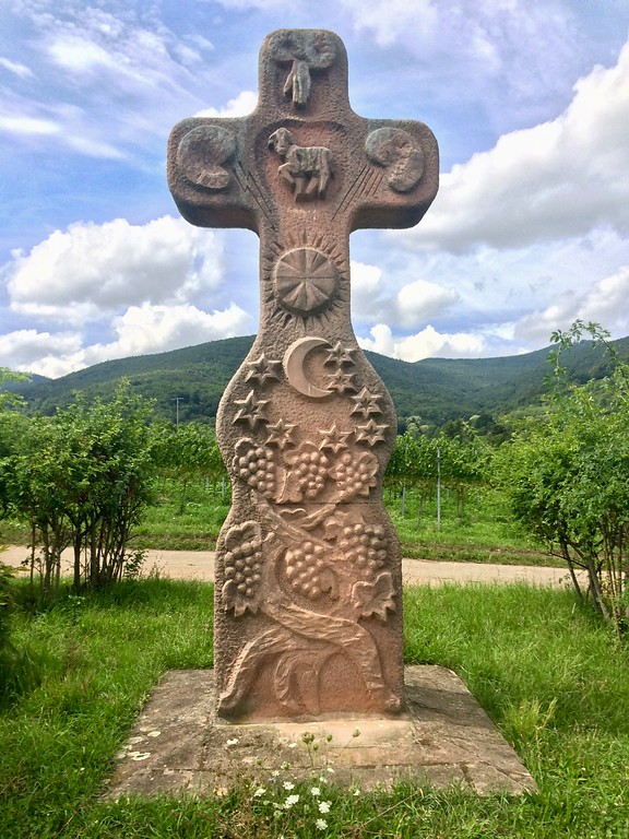 Flurkreuz "Christus in der Kelter" auf dem mittel Held in Maikammer (2017)