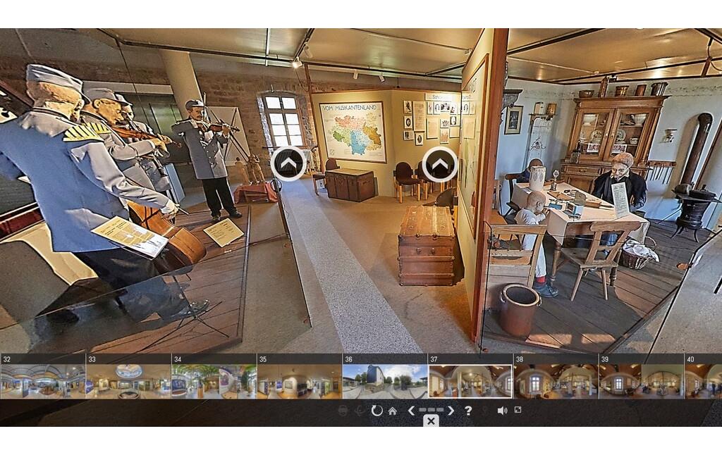 Das Pfälzer Musikantenland-Museum auf der Burg Lichtenberg - eine virtuelle 360-Grad-Tour (2023)