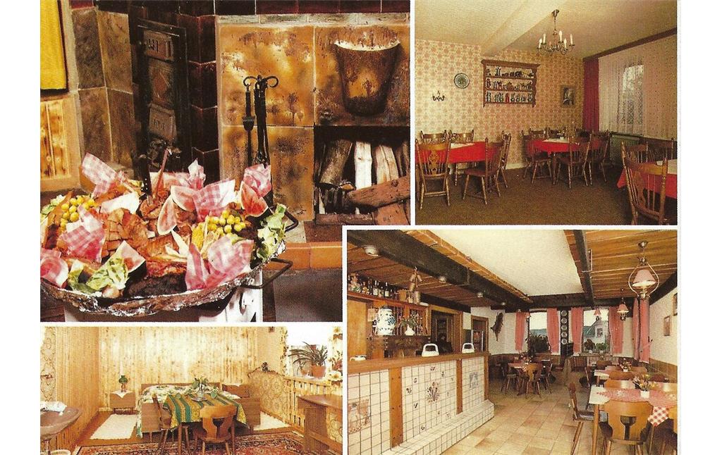 Innenansichten der Gaststätte "Deutsches Haus" in Helferskirchen (1990er Jahre)