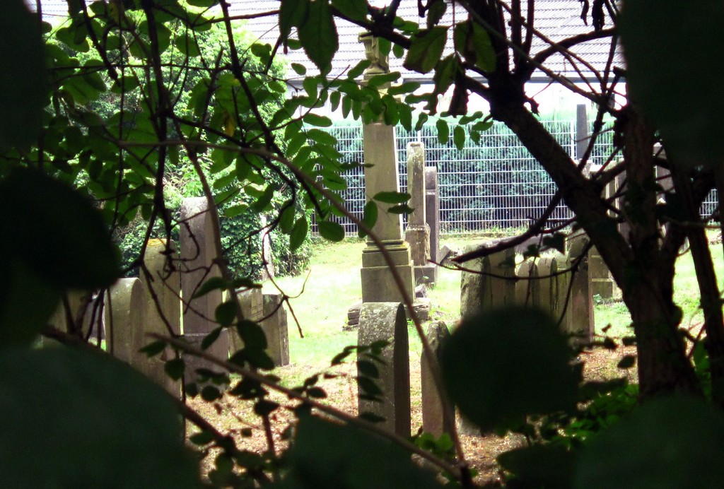 Grabsteine auf dem Jüdischen Friedhof "Herbertskaule" in Frechen (2013)