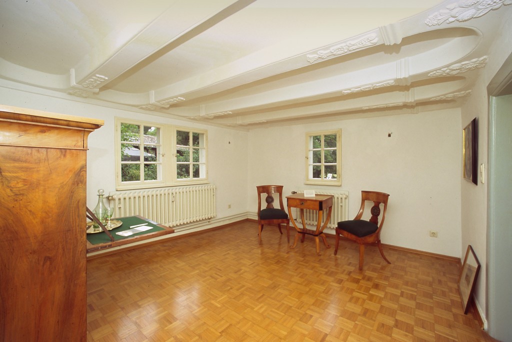 Der Kleine Salon mit Kölner Decke im Obergeschoss des Stroof-Hauses (2008).
