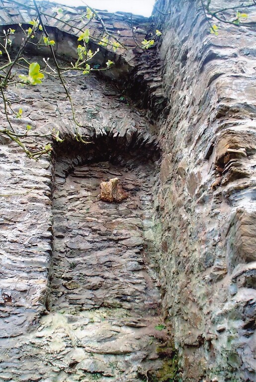 Die zugemauerte Pforte im Drehersturm in Dausenau (vor 2006)