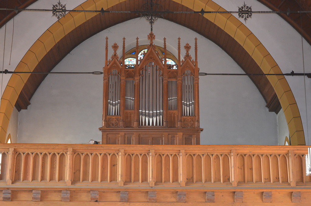 Orgel und Orgelempore der katholischen St. Joseph-Kirche Seibersbach (2017)