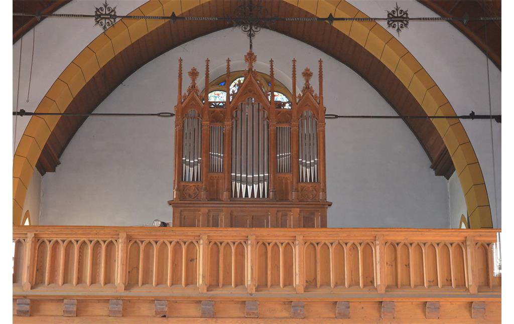 Orgel und Orgelempore der katholischen St. Joseph-Kirche Seibersbach (2017)